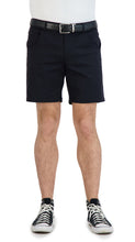 Load image into Gallery viewer, Everyday Stretch Shorts with a Comfortable Built-In Liner - Denim Style- Black
