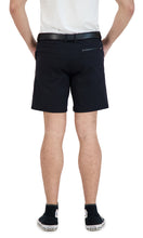 Load image into Gallery viewer, Everyday Stretch Shorts with a Comfortable Built-In Liner - Denim Style- Black
