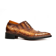 Load image into Gallery viewer, Exotic Nile Crocodile Norwegian Oxford 8001 Brown
