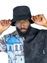 Load image into Gallery viewer, F004 Monico Nylon Bucket Hat - Black
