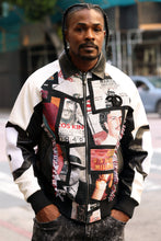 Load image into Gallery viewer, F1028 Narco 8 Ball Varsity Jacket - Black
