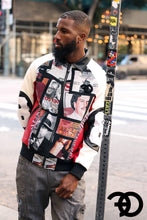 Load image into Gallery viewer, F1028 Narco 8 Ball Varsity Jacket - Red
