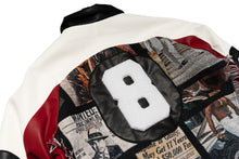 Load image into Gallery viewer, F1028 Narco 8 Ball Varsity Jacket - Red
