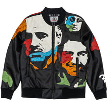 Load image into Gallery viewer, F1037 EL JEFE Vegan Leather Jacket - Black
