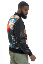 Load image into Gallery viewer, F1059 BLOW Wool Varsity Jacket - Black

