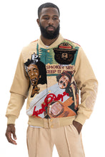 Load image into Gallery viewer, F1059 BLOW Wool Varsity Jacket - Khaki
