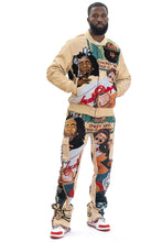Load image into Gallery viewer, F1059 BLOW Wool Varsity Jacket - Khaki
