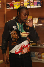 Load image into Gallery viewer, F1059 BLOW Wool Varsity Jacket - Black
