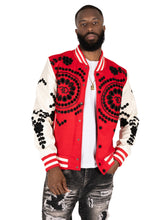 Load image into Gallery viewer, F1060 Cashay Wool Varsity Jacket - Red
