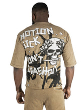 Load image into Gallery viewer, F132 Motion Sickness Cropped Tee - Mocha
