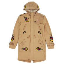 Load image into Gallery viewer, F1334 Jovan Aztec Weather Proof Coat - Khaki

