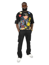 Load image into Gallery viewer, F154 GOAT Crop Tee - Black
