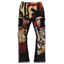 Load image into Gallery viewer, F1628 World Is Yours Tapestry Pants - Black
