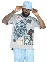 Load image into Gallery viewer, F164 Protect Your Piece Tee - Oat Gray
