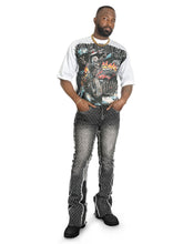 Load image into Gallery viewer, Pants | F1702 Phalon Stacked Jeans - Black
