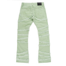Load image into Gallery viewer, F1705 Leon 36" Stack Jeans - Light Olive
