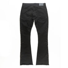 Load image into Gallery viewer, F1735 Spider Stacked Jeans - Black
