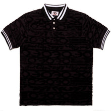 Load image into Gallery viewer, F178 Baroque Terry Polo - Black
