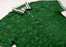 Load image into Gallery viewer, F178 Baroque Terry Polo - Green
