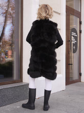 Load image into Gallery viewer, Genuine Polar Fox Fur Vest 90 cm
