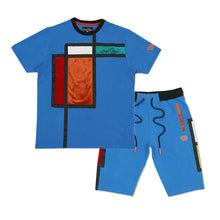 Load image into Gallery viewer, F250/550 Frost Abstract Short Set - Royal
