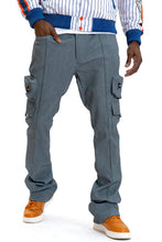 Load image into Gallery viewer, F2789 CASA DE Vegan Leather Pants - Blue
