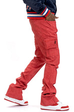 Load image into Gallery viewer, F2789 CASA DE Vegan Leather Pants - Red
