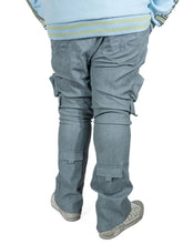Load image into Gallery viewer, F2789 CASA DE Vegan Leather Pants - Blue
