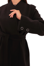 Load image into Gallery viewer, Opéra Midi Cashmere Blend Overcoat in Black
