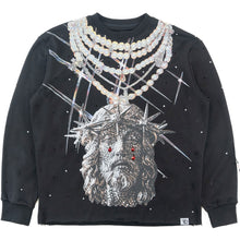 Load image into Gallery viewer, F4121 Sinners Welcome Crewneck Sweatshirt - Black
