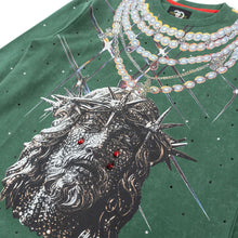 Load image into Gallery viewer, F4121 Sinners Welcome Crewneck Sweatshirt - Green
