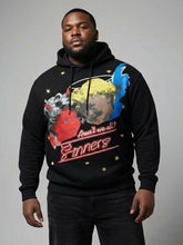 Load image into Gallery viewer, Fleece Hoodie | F4173 Sinners Over Size - Black
