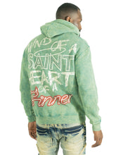 Load image into Gallery viewer, Fleece Hoodie | F4173 Sinners Over Size - Green
