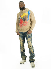 Load image into Gallery viewer, Fleece Hoodie | F4173 Sinners Over Size - Mocha
