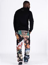 Load image into Gallery viewer, F1759 Frost Blow Tapestry Sweatpants - Black
