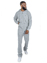 Load image into Gallery viewer, F4378 Baroque Burn Out Terry Set - Gray

