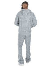 Load image into Gallery viewer, F4378 Baroque Burn Out Terry Set - Gray
