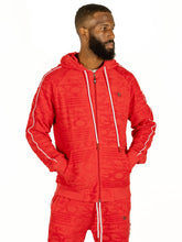 Load image into Gallery viewer, F4378 Baroque Burn Out Terry Set - Red
