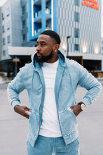 Load image into Gallery viewer, Set | F5245 Blind Faith Hoodie Set - Blue
