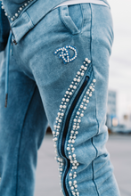 Load image into Gallery viewer, Set | F5245 Blind Faith Hoodie Set - Blue
