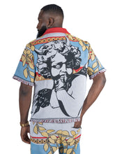 Load image into Gallery viewer, F530 The SAINT Tapestry Oversized Button-down Shirt - White
