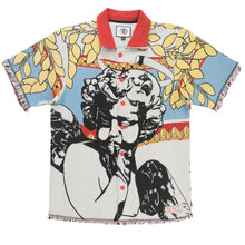 Load image into Gallery viewer, F530 The SAINT Tapestry Oversized Button-down Shirt - White
