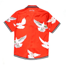Load image into Gallery viewer, F545 Frost Dove Satin Button Down Set - Red
