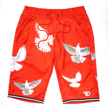 Load image into Gallery viewer, F545 Frost Dove Satin Button Down Set - Red
