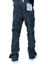 Load image into Gallery viewer, F6464 Monico Nylon Stacked Pants - Black
