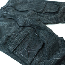 Load image into Gallery viewer, F6464 Monico Nylon Stacked Pants - Black
