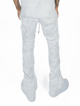 Load image into Gallery viewer, F6464 Monico Nylon Stacked Pants - White
