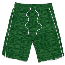 Load image into Gallery viewer, F678 Baroque Terry Shorts- Green

