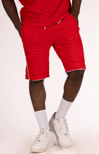 Load image into Gallery viewer, F678 Baroque Terry Shorts- Red
