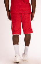Load image into Gallery viewer, F678 Baroque Terry Shorts- Red
